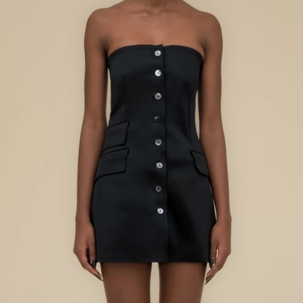 Contessa Mills Craft Dress in Black